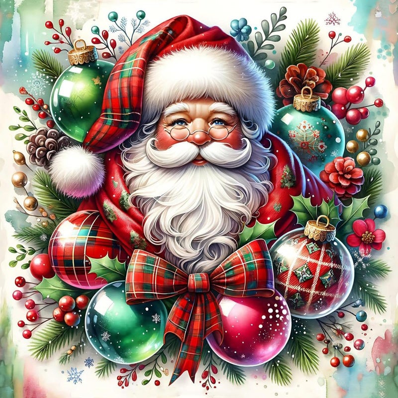 Paintcolor Christmas Diamond Art Painting Kits for AdultsSanta Claus 5d Full Drill Paint with Diamonds for Beginners Kids DIY Diamond Dots Gem Art and Crafts for Home Decor - Image 3