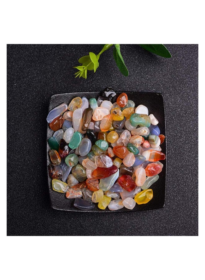 50g Natural Crystal Stone Specimen Colorful Crystal Use Home Garden Decoration Colorful Aquarium Healing Energy Stone Rock Minerals (Color: Strawberry Crystal, Size: 100g) - Image 3