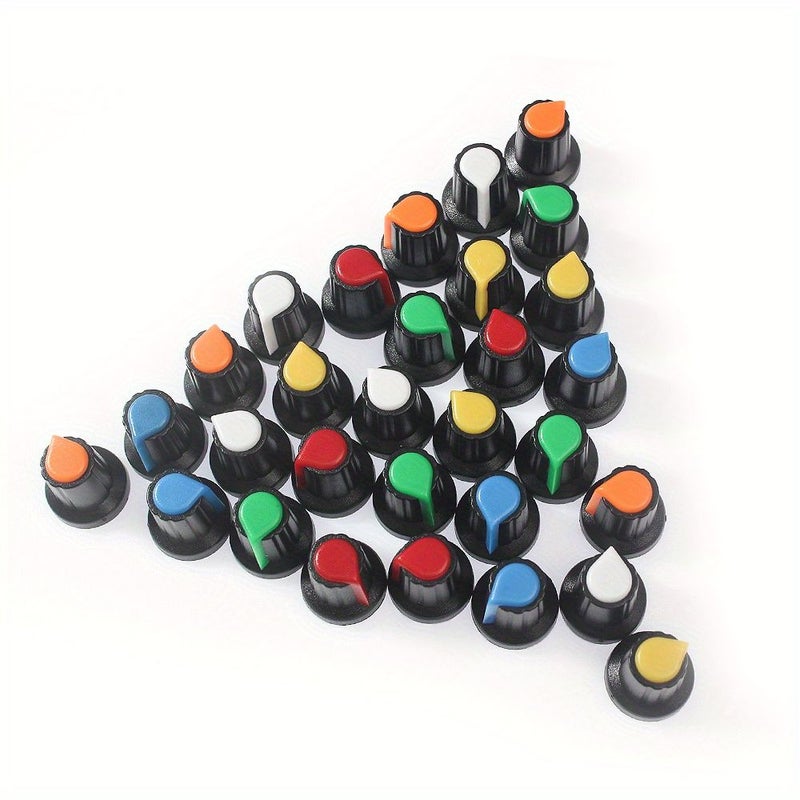 WH148 Potentiometer Knob Set 30pcs 6 Colors Rotary Switch Knobs - Image 1
