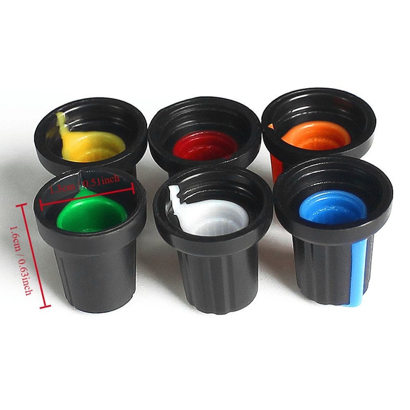 WH148 Potentiometer Knob Set 30pcs 6 Colors Rotary Switch Knobs - Image 2