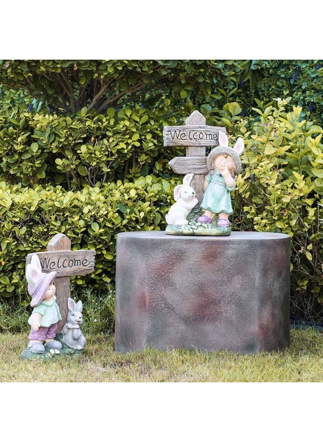 DANUBE HOME Decorative Fiber Glass Stool for Garden Home | Outdoor Stool Sturdy And Durable Garden Stool - Oval  - Image 4
