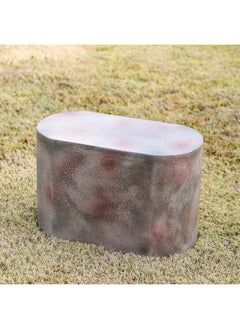 DANUBE HOME Decorative Fiber Glass Stool for Garden Home | Outdoor Stool Sturdy And Durable Garden Stool - Oval  - Image 3