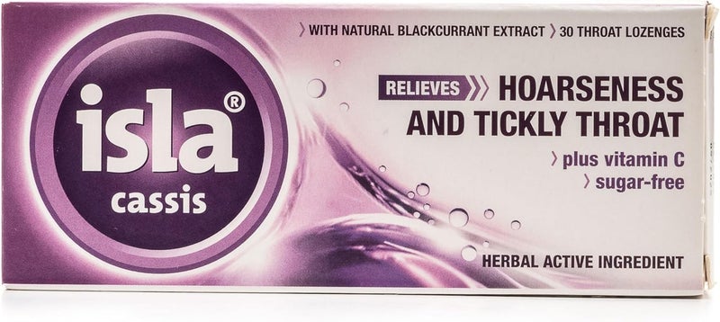 Isla Cassis Herbal Lozenges - 30 Count