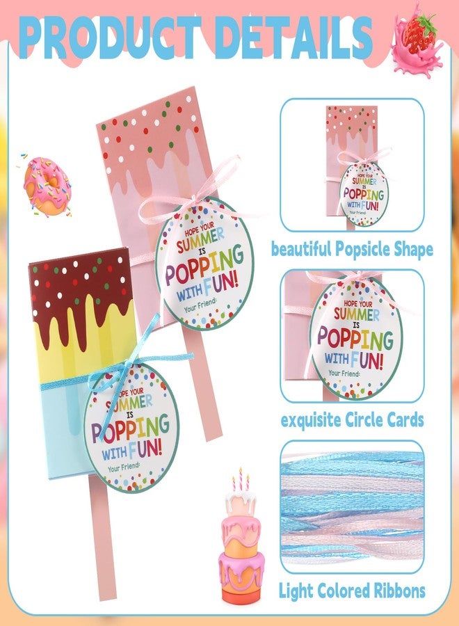 Eaasty 36 Pack End of Year Student Gifts 3D Ice Cream Gift Boxes Bulk Summer Vacation Party Gift Favors for Student Class Rewards Ice Cream Party Supplies - Image 3
