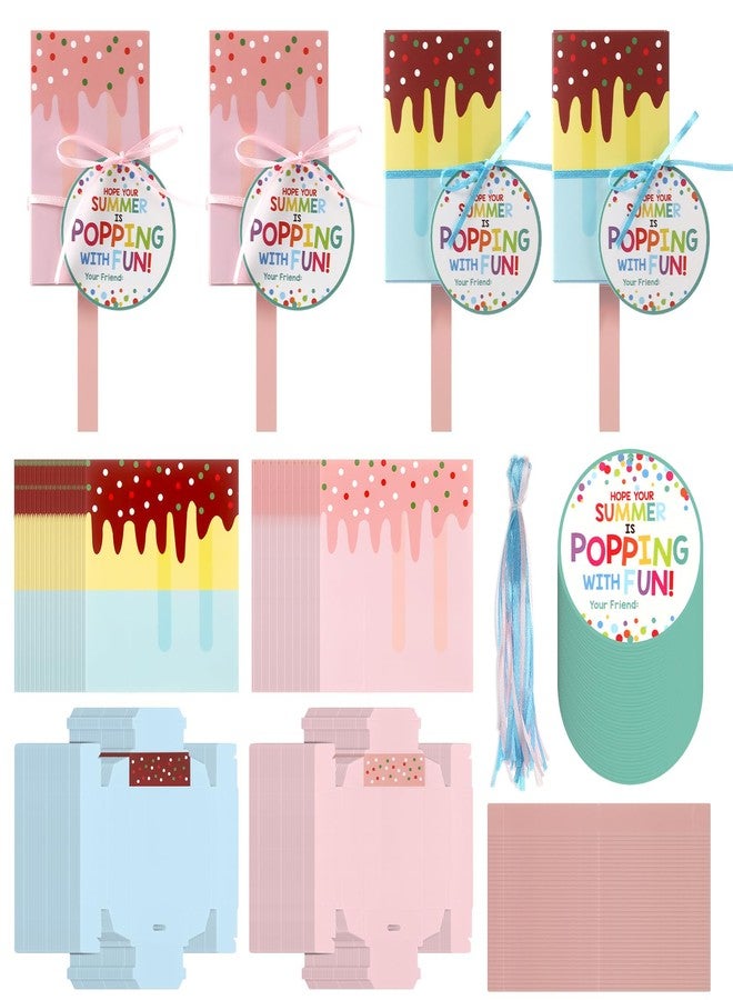 Eaasty 36 Pack End of Year Student Gifts 3D Ice Cream Gift Boxes Bulk Summer Vacation Party Gift Favors for Student Class Rewards Ice Cream Party Supplies - Image 1