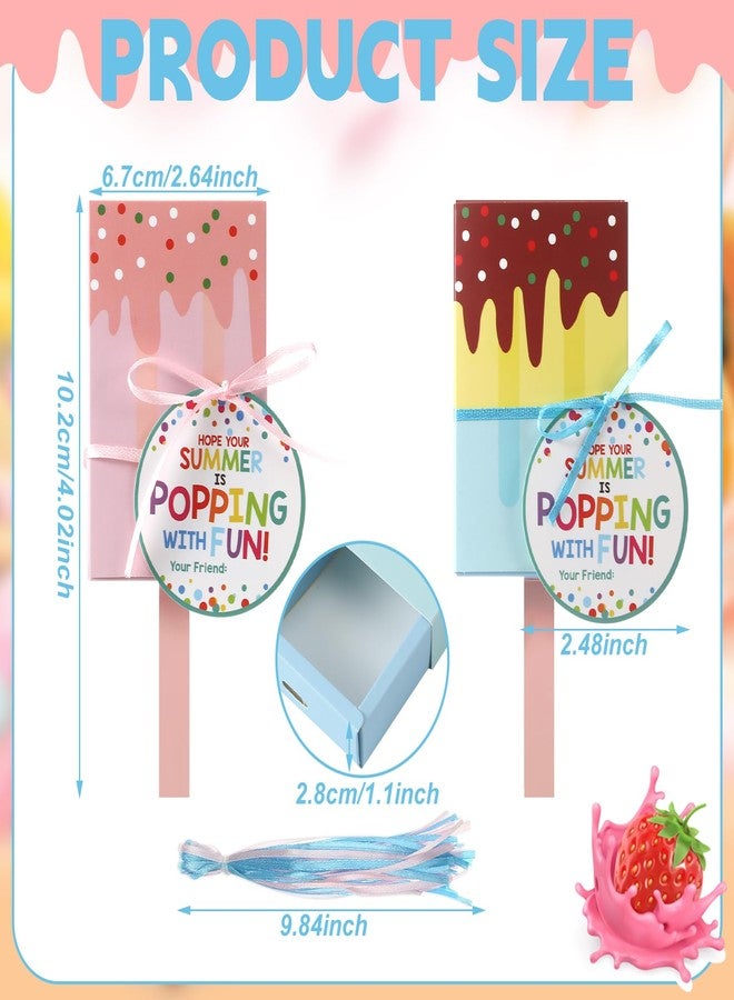 Eaasty 36 Pack End of Year Student Gifts 3D Ice Cream Gift Boxes Bulk Summer Vacation Party Gift Favors for Student Class Rewards Ice Cream Party Supplies - Image 2