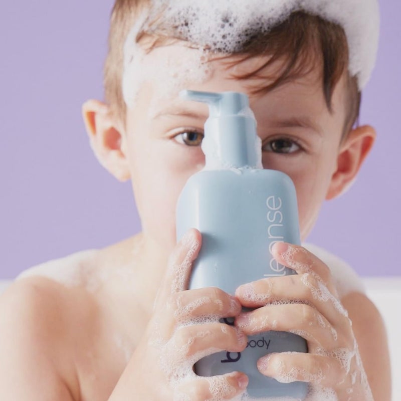 b.box body Cleanse - Baby Shampoo and Body Wash w/Relaxing Lavender & Roman Chamomile Scents. Gentle Foaming Gel for Newborns & All Ages. Plant Based, Cruelty Free. Dermatologist Tested, 11.8 Fl Oz - Image 3