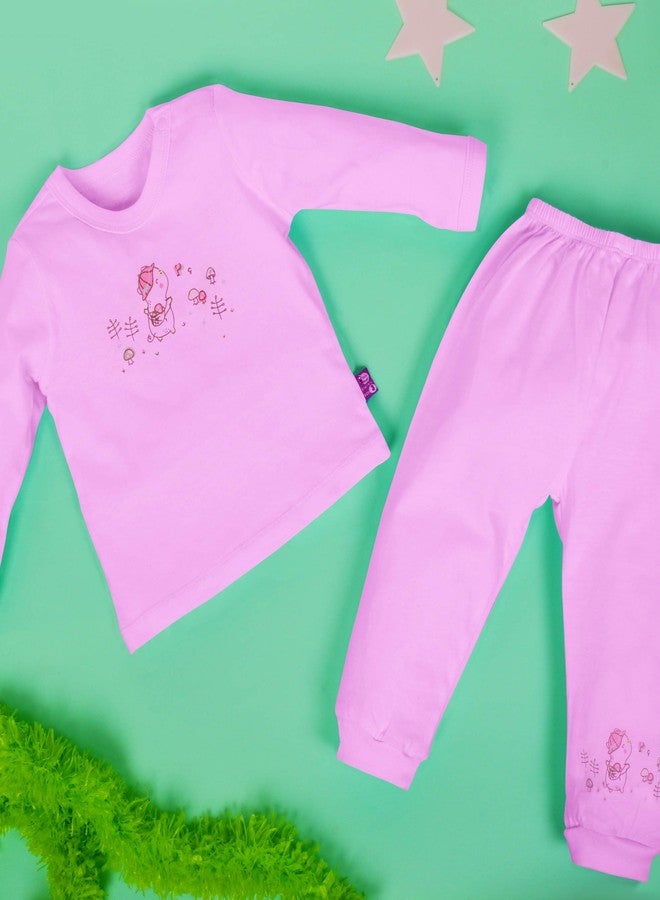 Pokory Baby Suit Full Sleeves Hoisery Cotton Babysuit for Baby Boy and Baby Girl |Soft Comfortable Infant Clothing Pink Colour Size: 3 - Image 3