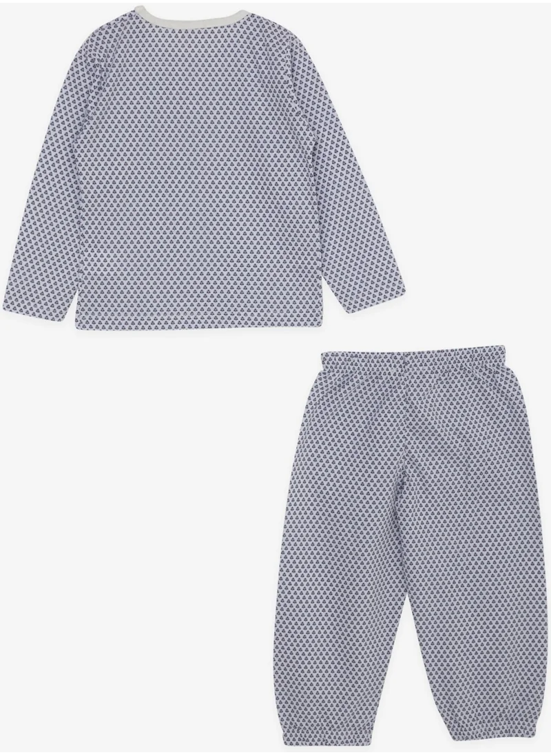 بريز Baby Girl Pajama Set, Tiny Flower Patterned, 9 Months-3 Years, White