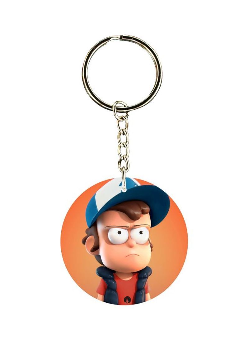 RKN Double Sided Cartoon Printed Keychain
