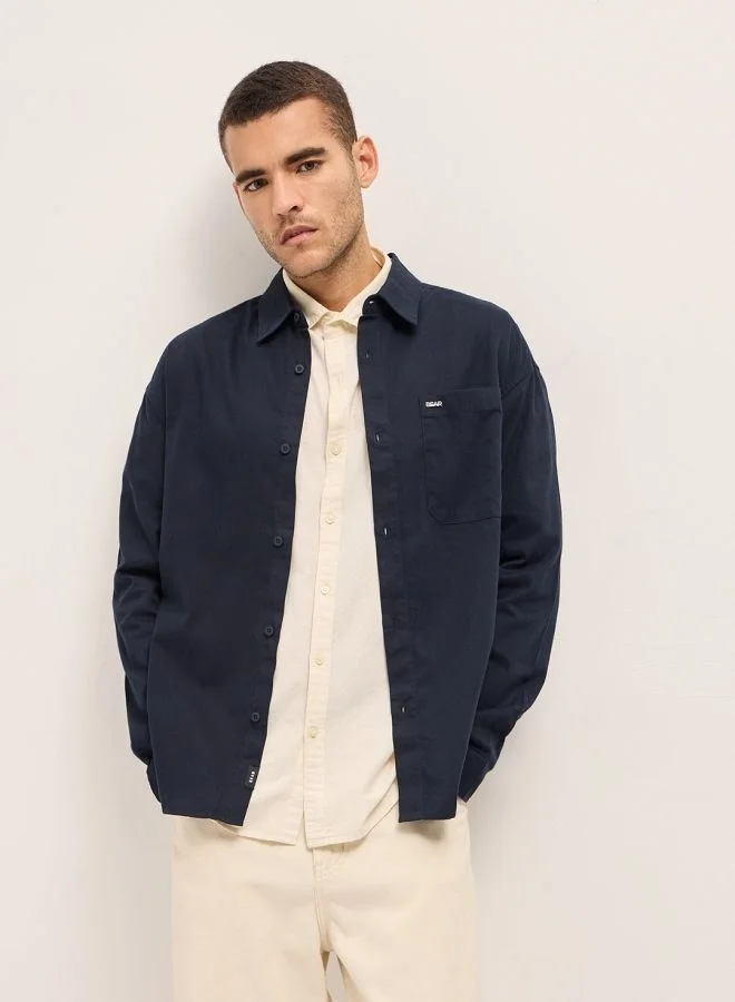 THE BEAR HOUSE Men's Shirt for Casual and Formal Wear | Classic Button-Down Style for Office, Daily Use, Travel, Events & All-Season Outfits | Versatile & Stylish Wardrobe Essential for Every Occasion