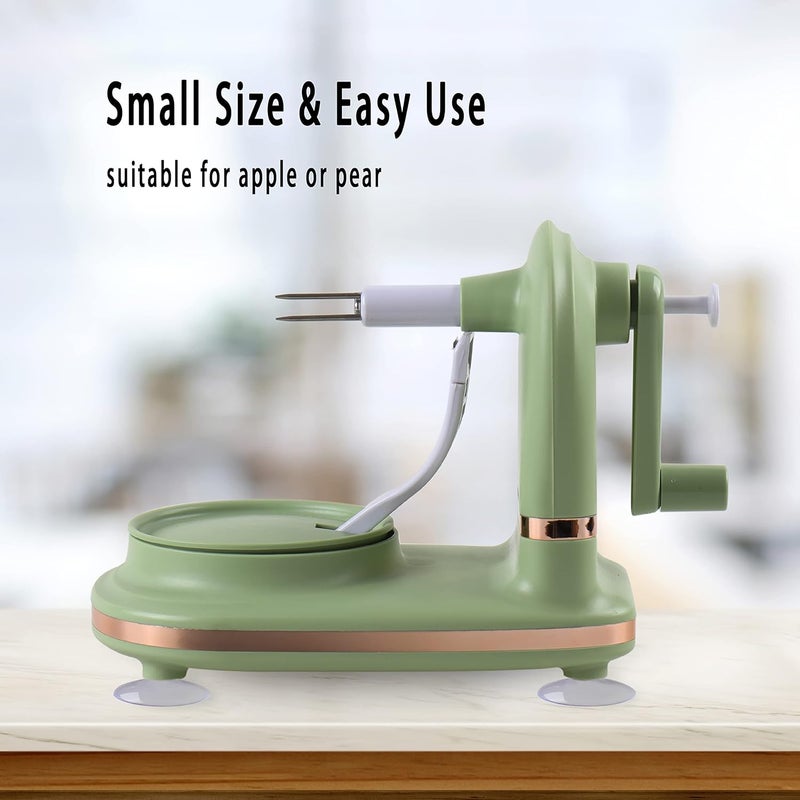 VEELAM Apple Peeler with 2 Blades Replacements, Apple Pealer Slicer & Corer for Home Kitchen Quick Applesauce Pie Making - Image 2