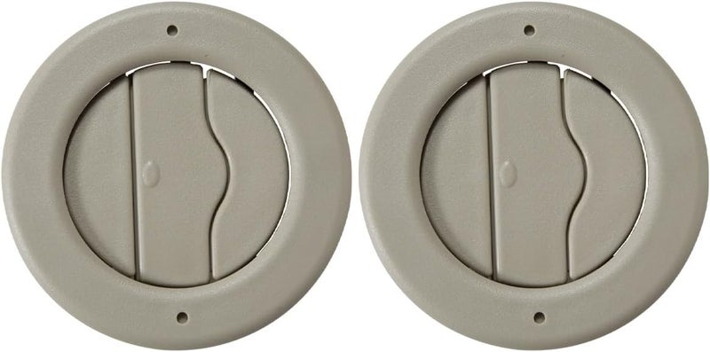 RLB-HILON Roof Air AC Vent for Chevy Tahoe, Suburban, GMC Yukon, Cadillac Escalade - Tan Color, 2PCS - Image 1