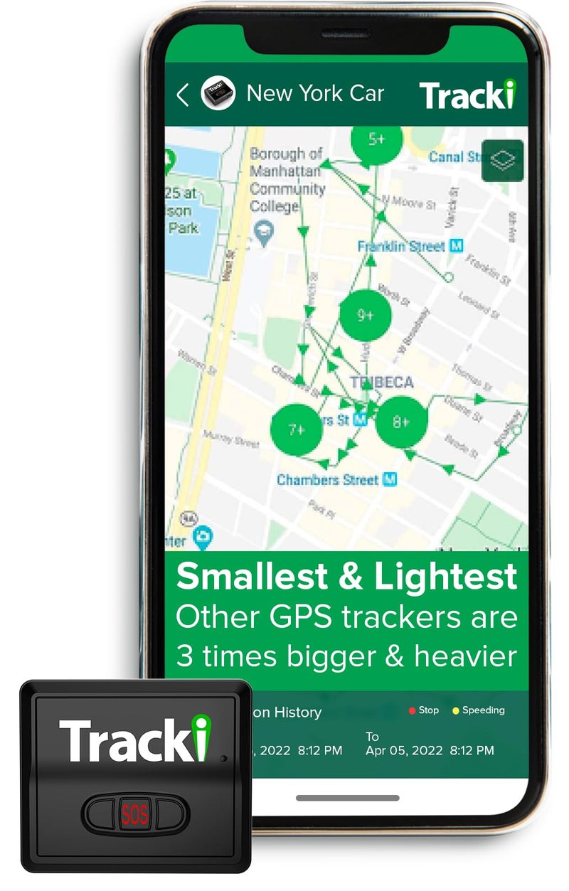 Tracki GPS Tracker for Vehicles â€“ Real-Time 4G LTE Assets & Car Tracking Device with App, Magnetic Mount, Compact Design, Worldwide Coverage â€“ iOS & Android (Subscription Required) - Image 1