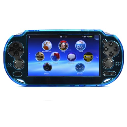 Cosmos Light Blue Protection Hard Case Cover Compatible with PS VITA 1000, Fits for Oval Start & Select Button Only (NOT for PSV 2000 Slim Version) - Image 5