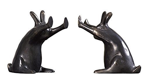 SPI Pushing Rabbits Bookends (Pair) - Image 1