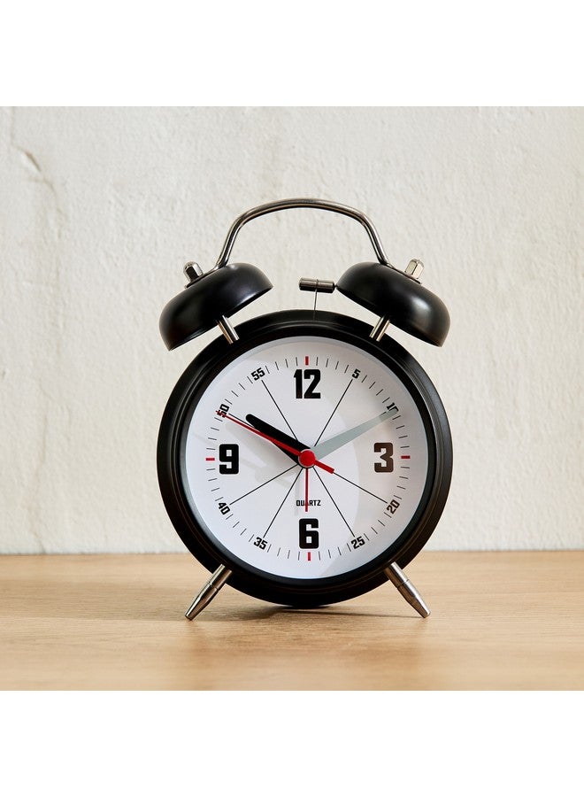 Home Box Mido Metal Twin Bell Alarm Clock 16 X 5.5 X 11.8 Cm  - Image 2