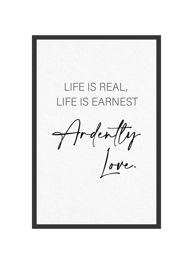 DANUBE HOME Latin Ardent Love Wall Art with Glass Frame – Modern Decorative Framed Print for Living Room, Bedroom & Office – Stylish Home Décor, Ready to Hang & Perfect Gift Idea 40X60  - Image 2