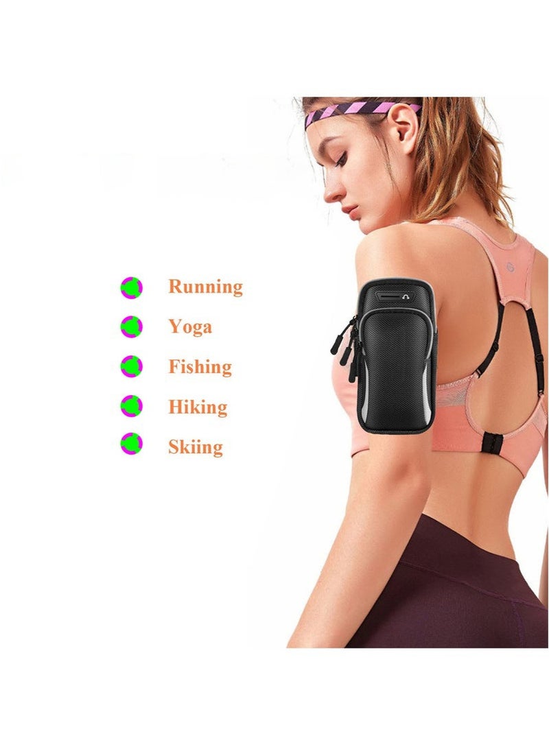 Generic Running Armband Phone Holder for Running Phone Arm Bands for Running Sports Phone Holder with Adjustable Band for iPhone 13 Pro Max 12 11 Xs Xr 8 7 Galaxy S20 S10 S9 S8 and Note 20 Ultra  - Image 4