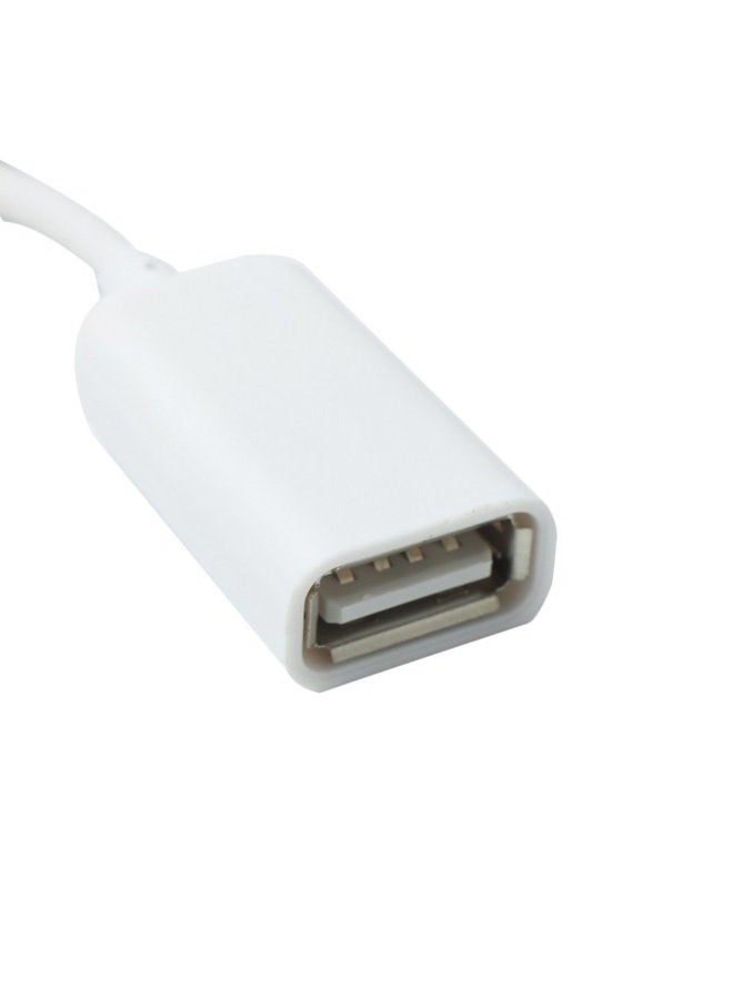 Blacell 3.5mm Male AUX Audio Plug Jack to USB 2.0 Female Converter Cable Cord EN - Image 4