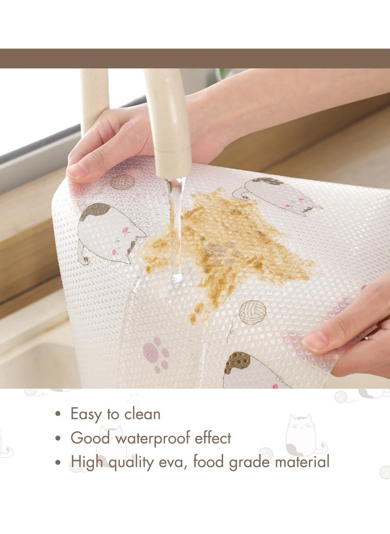 Non-Slip Food Grade EVA Shelf Liner for Kitchen and Drawer Use, Ideal for Refrigerator, Pantry, and Dresser, 45x300cm  - Image 2