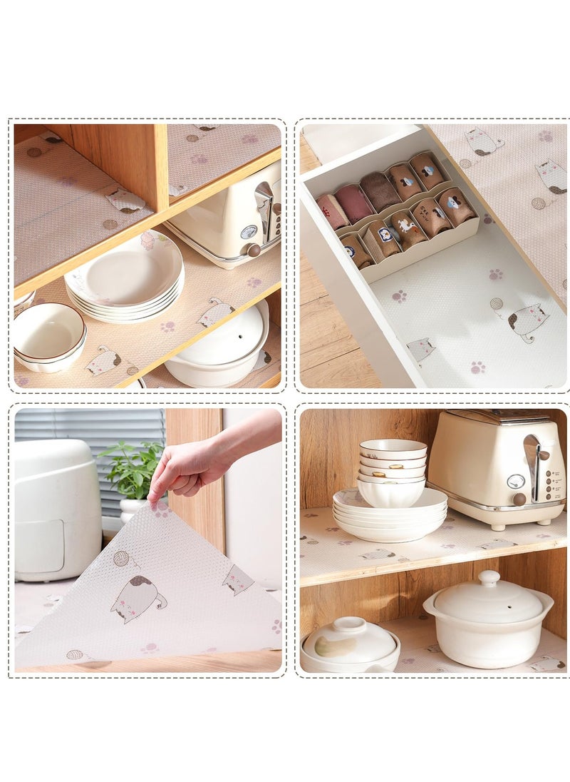 Non-Slip Food Grade EVA Shelf Liner for Kitchen and Drawer Use, Ideal for Refrigerator, Pantry, and Dresser, 45x300cm  - Image 3