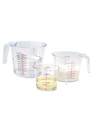 Measuring Cups Set 3Pcs Plastic Measuring Cup of BPA free with Plug in Nesting Handle Stackable Design and Multiple Measurement Scales Clear - pzsku/ZE25D4955C8D19222B2F5Z/45/_/1695724516/c38df991-b11b-4eba-92e1-4c264a76d31a