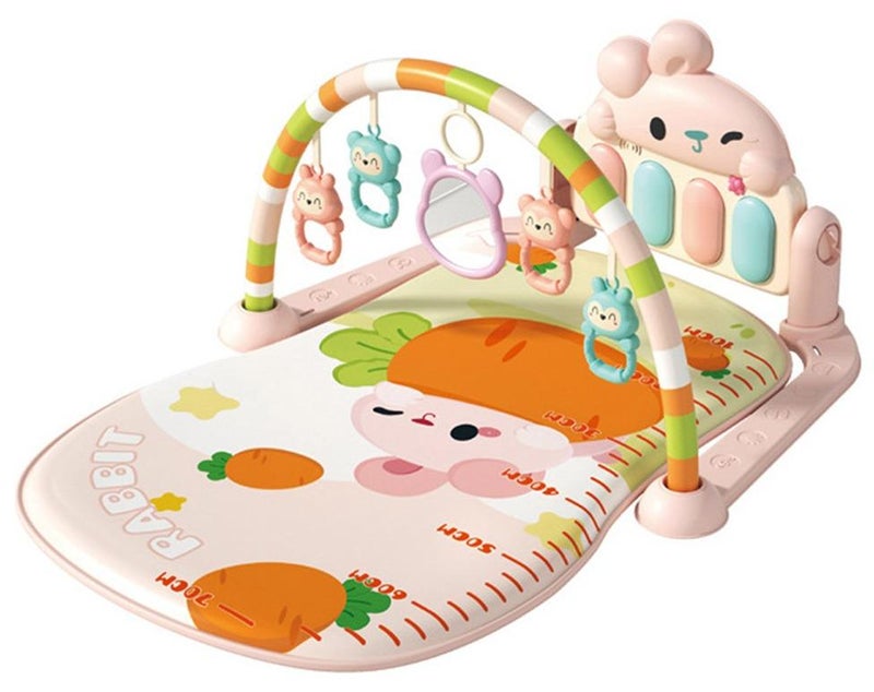 ما بيبي طفل الجمنازيوم لعبة حصيرة الموسيقى مركز النشاط طفل البيانو اللياقة البدنية حصيرة لفة الوقت حصيرة - Image 1