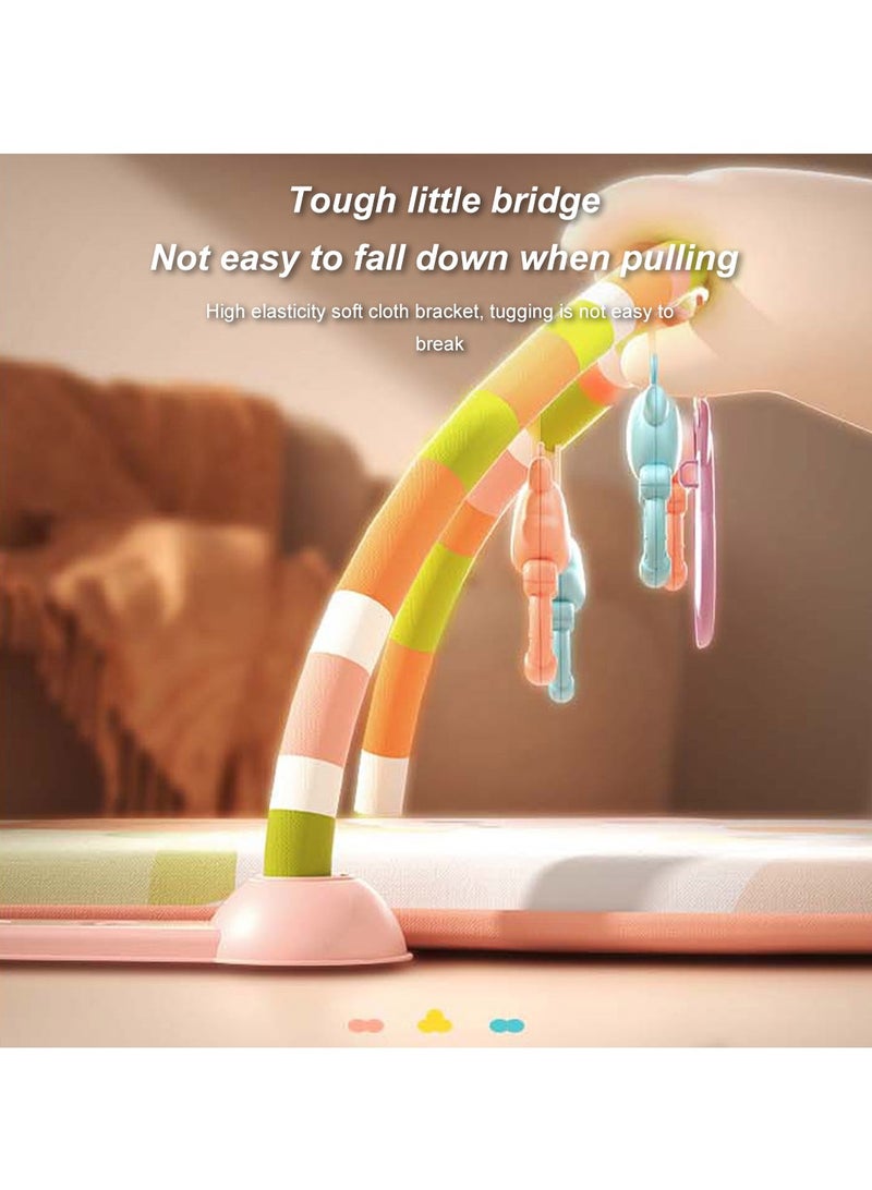 MaBaby Baby Gyms Play Mats Musical Activity Center Baby Piano Gym Mat Tummy Time Padded Mat for Newborn Toddler Infants - Image 4