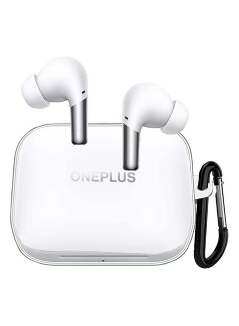 Protective TPU Case Cover Compatible with OnePlus Buds 3 ,  with Keychain for OnePlus Buds P3 (Clear)