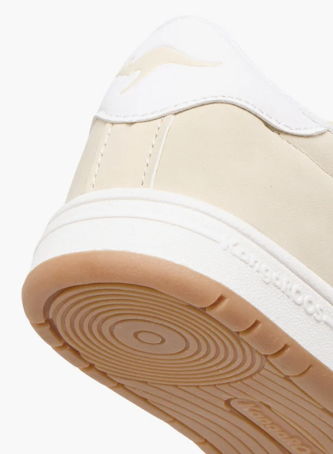 kangaROOS Boys' Logo Detail Sneakers with Lace-Up Closure