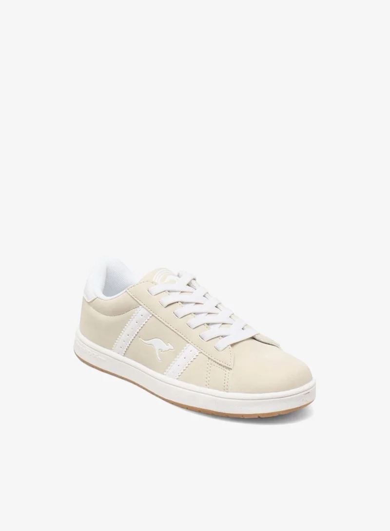 كانغاروس سنيكرز للأولاد بتفاصيل شعار وإغلاق برباط