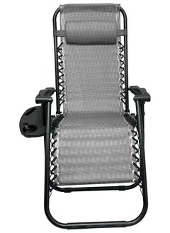 RENOVO 2 Piece Patio Chaise Lounges Chair gravity chair with adjustable backrest and footrest Sunlounger for Poolside Backyard and Beach  - Image 4