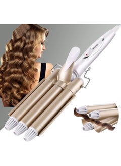 Hair Curler 3 Barrels Curling Iron Professional Hair Curler Roller Wave Wand Ceramic Triple Barrel Curly Tong Hair Styling Tools