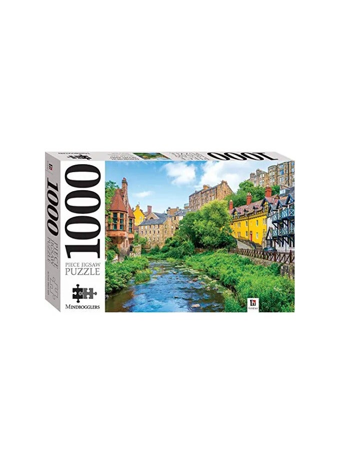 Mindbogglers Dean Village, Edinburgh 1000 Piece Jigsaw Puzzle | Mindbogglers | Scenic Scottish Landscape Puzzle for Adults and Kids - Image 2
