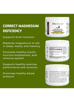 BiOptimizers Magnesium Breakthrough Drink Fruit Punch 8 Forms Of Magnesium 5.4 Oz 30 Servings  - Image 4