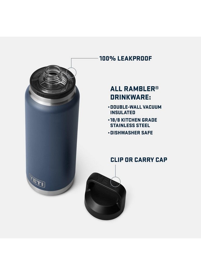 YETI زجاجة ييتي رامبلر سعة 36 أونصة، مانعة للتسرب، معزولة بالفراغ، من الفولاذ المقاوم للصدأ مع غطاء تشوق، ليلك كوني - Image 2