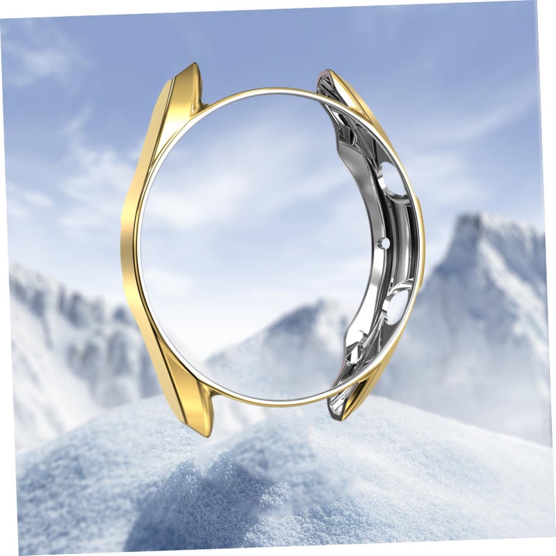 Gold Watch Case Cover Durable Replacement Protective Design Easy Installation Unisex - Image 4
