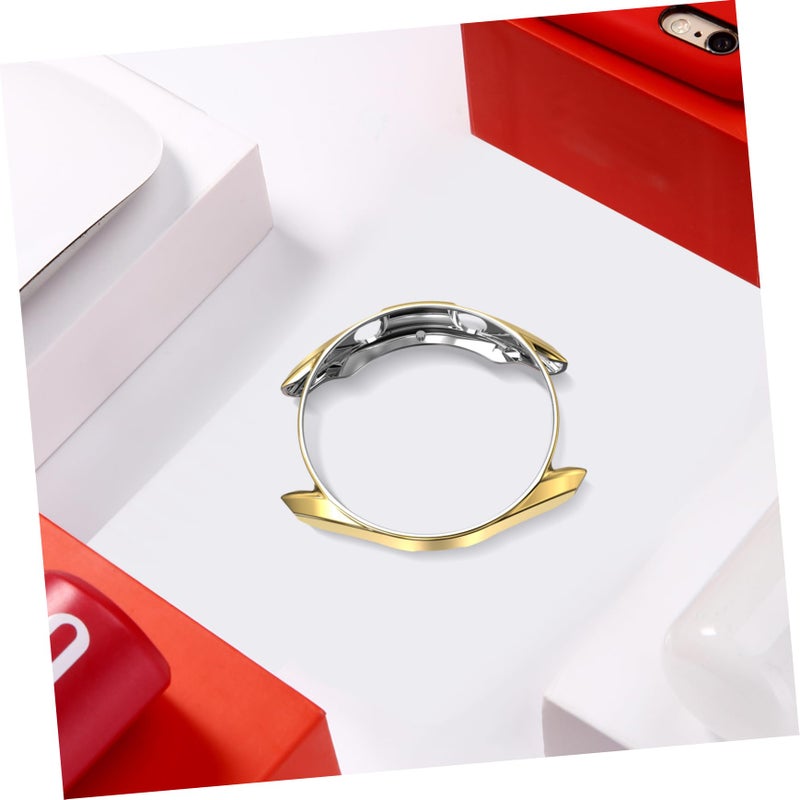Gold Watch Case Cover Durable Replacement Protective Design Easy Installation Unisex - Image 3