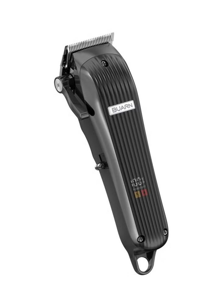 بورن بروفيشنال ماكينة قص الشعر الكهربائية للرجال دقة قوة وتصميم عصري لنتائج احترافية - 8 مشط للتشذيب - 5 إعدادت القطع قابله للتعديل -  بطارية ليثيوم 1200 - شاشة رقمية، واستخدام سلكي ولاسلكي – موديل ER-D1390 - Image 1