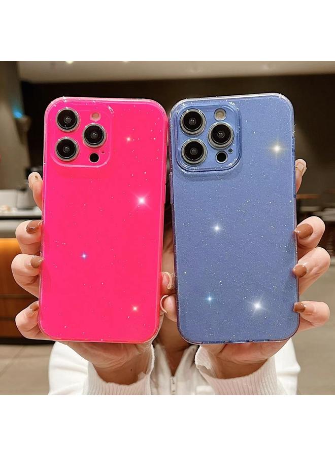 اس-توب جراب لهاتف iPhone 16 Pro Max، جراب هاتف TPU بلون سادة لامع من الجيلاتين - Image 3