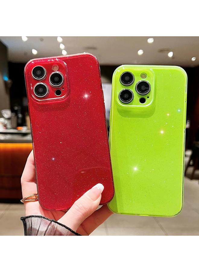اس-توب جراب لهاتف iPhone 16 Pro Max، جراب هاتف TPU بلون سادة لامع من الجيلاتين - Image 4