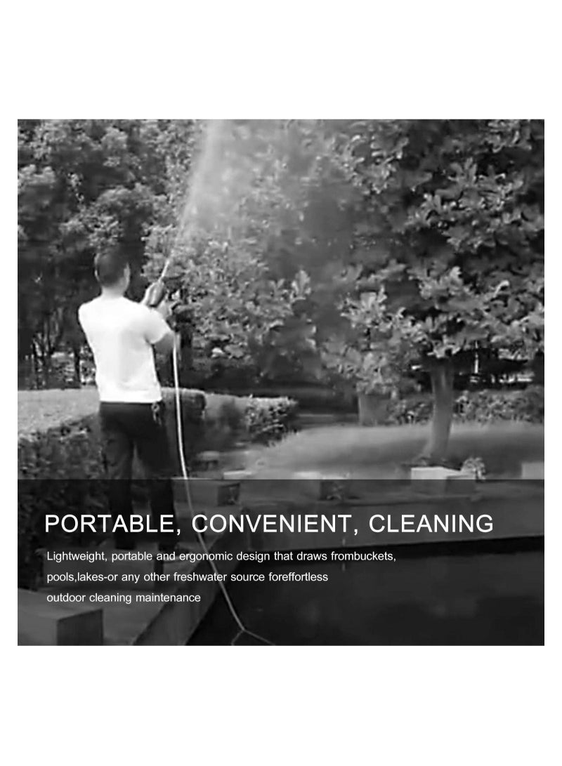 24V Cordless Portable Washer Electric High Pressure Cleaner Machine 200W 30Bar Lithium Handheld Car Cleaning Device With Foam Generator Nozzle Water Pump - Image 5
