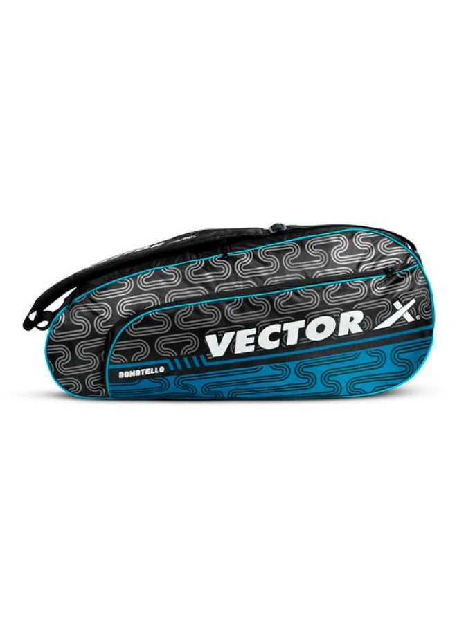 Vector X Donatello Water Resistant 4 Compartment Badminton Bag with Padded Shoulder Strap - Image 1