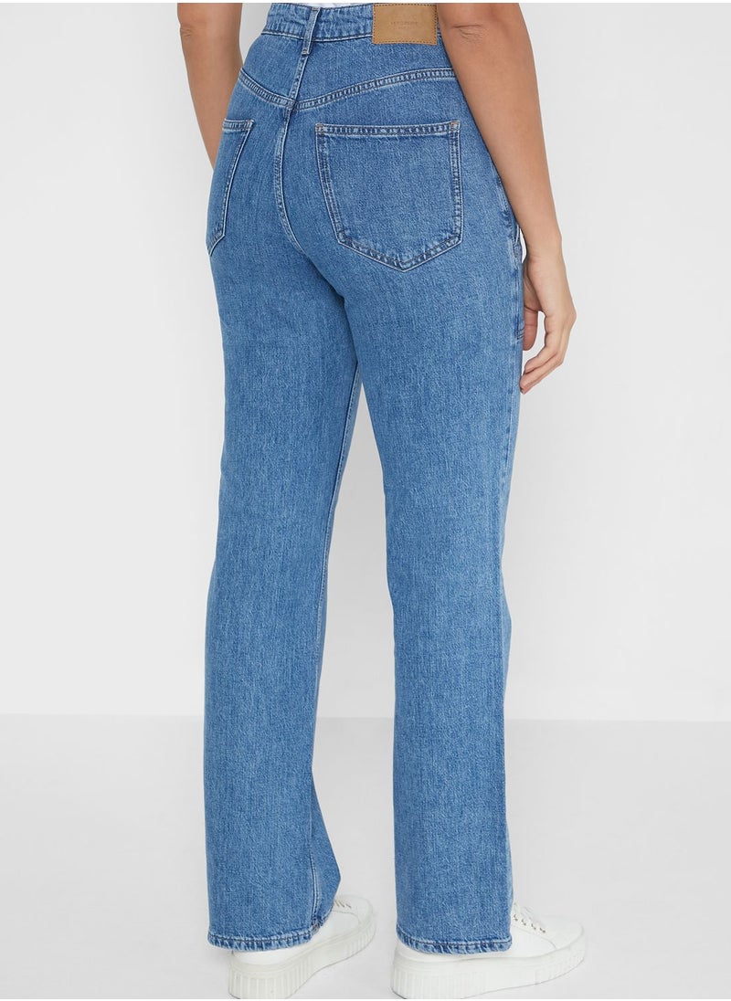 VERO MODA - Pocket Detail Straight Jeans - Image 1