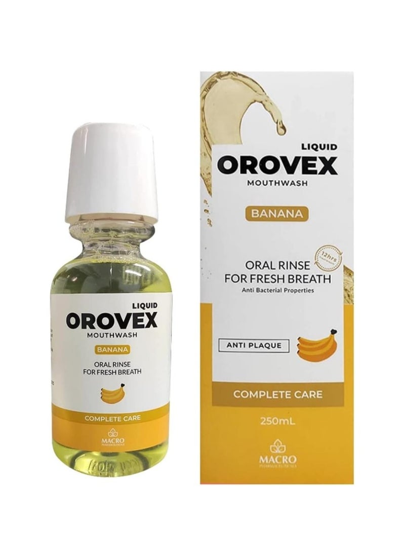 Macro - Orovex Mouthwash Banana - Image 1
