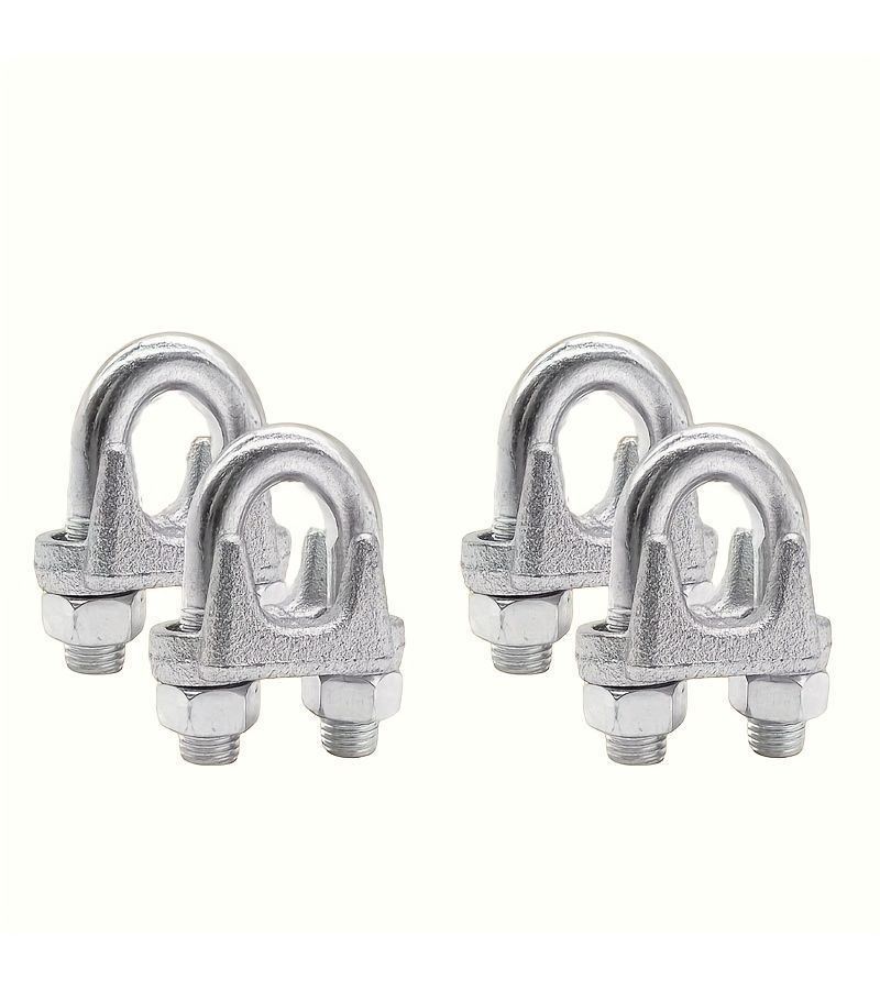 10 Pcs Stainless Steel U Type Cable Clips For Secure Wire Fixing - Image 2
