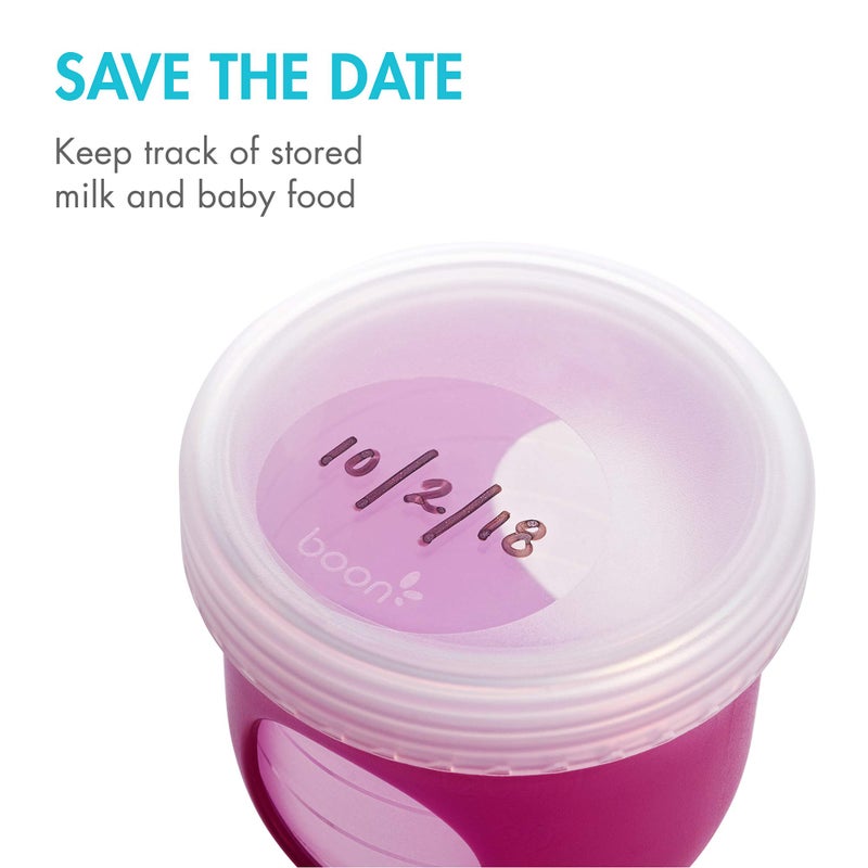 Boon Nursh Breast Milk Storage Lids - Made for Boon Nursh Bottles - Lids for Formula Travel Container - Breastfeeding Essentials and Baby Feeding Supplies - 3 Count - Image 3