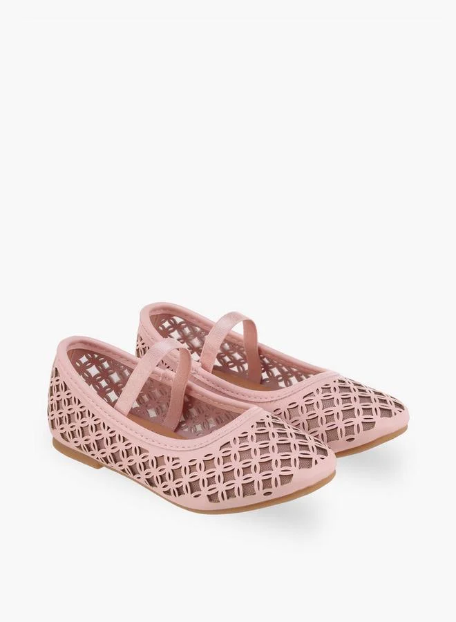 Flora Bella By Shoexpress Flora Bella Girls Laser Cut Ballerina Shoes