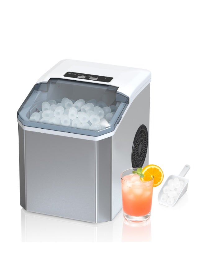 iTOMA Bullet Ice Maker Machine Portable Automatic Ice Maker 12Kg in 24hrs | Two Sizes Ice Cube | Auto Shut Off | Portable Ice Maker | Electric Ice Maker for Home/ Kitchen/ Office/ Bar/ - Image 3